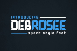 DEBROSEE Font