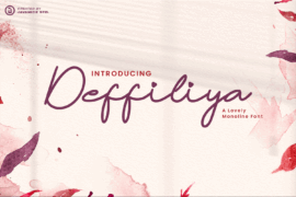 Deffiliya demo Font