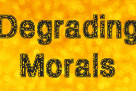 Degrading Morals Font