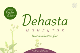 Dehasta Momentos Font Family