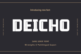 DEICHO Font Family
