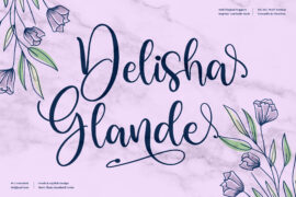 Delisha Glande Font Family