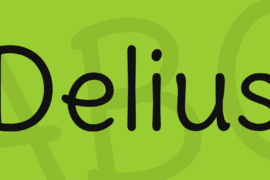 Delius Font