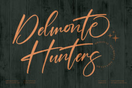 Delmonte Hunters Font Family