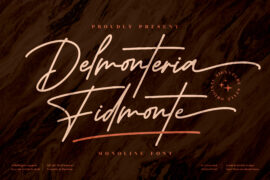 Delmonteria Fidmonte Font Family
