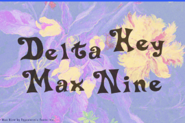 Delta Hey Max 9 Font