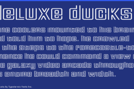 Deluxe Ducks Font