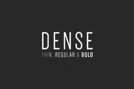 Dense Font
