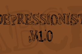 Depressionist v1.0 Font