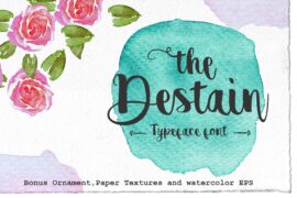 destain Font