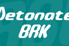 Detonate BRK Font