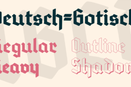 Deutsch-Gotisch Font Family