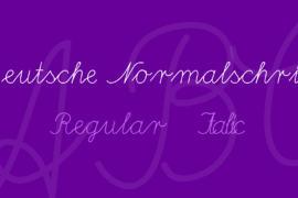 Deutsche Normalschrift Font Family