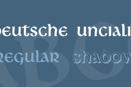 Deutsche Uncialis Font Family