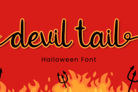 Devil Tail – Personal Use Font