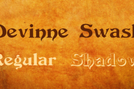 Devinne Swash Font Family