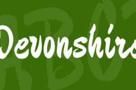 Devonshire Font