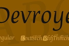 Devroye Font Family