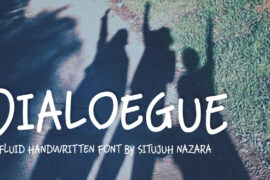 Dialoegue Font