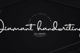 Diamant handwriting Font
