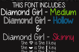 Diamond Girl Font Family