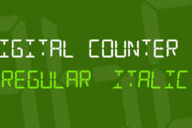 Digital Counter 7 Font Family