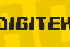 Digitek Font