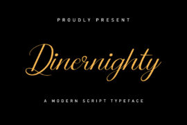 Dinernighty Demo Font