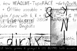 Dirty Deo HandInk Font