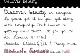 Discover Beauty Font