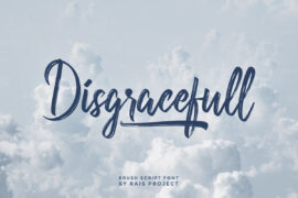 Disgracefull Demo Font