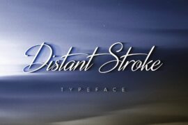 Distant Stroke Font Family
