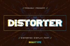 Distorter Demo Font