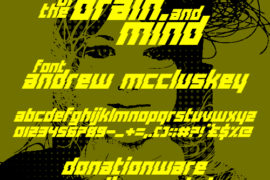 Distortion Of The Brain And Mind Font