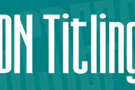 DN Titling Font