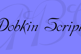 Dobkin Script Font