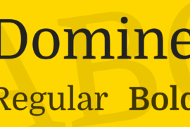 Domine Font Family