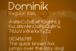 Dominik Font Family