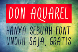 Don Aquarel Font