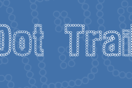 Dot Trail Font