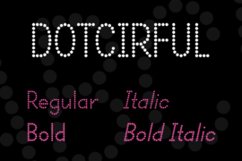 DOTCIRFUL Font Family