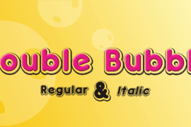 Double•Bubble Shadow Font Family