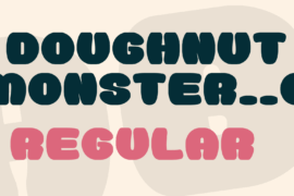 Doughnut Monster__G Font