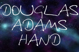 Douglas Adams Hand Font