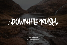 Downhill Rush Demo Font