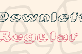 Downleft Font