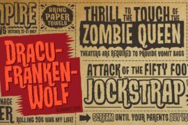 DracuFrankenWolf BB Font