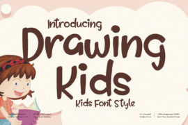 Drawing Kids Font Family