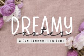 Dreamy Notes Font Family