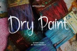Dry Paint Demo Font